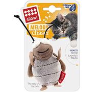 Vealind Melody Chaser Juguete Interactivo de Felpa para Perros y Gatos (Grillo)