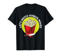 Veamos películas de Terror Happy Halloween Creepy Camiseta gráfica económica