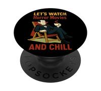Veamos películas de Terror y relajémonos a Drácula PopSockets PopGrip Adhesivo