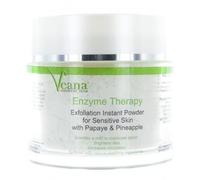 Veana Polvo exfoliante de enzimas (100 g) con papaya y piña, clarificante de la piel, limpieza profunda de la piel, también para acné, rosácea y cuperosa (100 g)