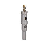 Vearter 18.5mm Coronas para Metal, Broca de Carburo Sierra Perforadora TCT Cortador para Metal Duro, Acero Inoxidable, Acero Dulce, Aleación de Aluminio, Cobre, Hierro, Plástico, Fibra de Vidrio