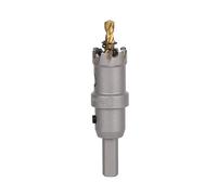 Vearter 22mm Coronas para Metal, Broca de Carburo Sierra Perforadora TCT Cortador para Metal Duro, Acero Inoxidable, Acero Dulce, Aleación de Aluminio, Cobre, Hierro, Plástico, Fibra de Vidrio
