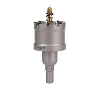 Vearter 41mm Coronas para Metal, Broca de Carburo Sierra Perforadora TCT Cortador para Metal Duro, Acero Inoxidable, Acero Dulce, Aleación de Aluminio, Cobre, Hierro, Plástico, Fibra de Vidrio