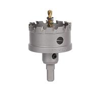 Vearter 57mm Coronas para Metal, Broca de Carburo Sierra Perforadora TCT Cortador para Metal Duro, Acero Inoxidable, Acero Dulce, Aleación de Aluminio, Cobre, Hierro, Plástico, Fibra de Vidrio