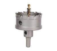 Vearter 61mm Coronas para Metal, Broca de Carburo Sierra Perforadora TCT Cortador para Metal Duro, Acero Inoxidable, Acero Dulce, Aleación de Aluminio, Cobre, Hierro, Plástico, Fibra de Vidrio