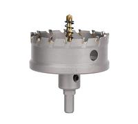 Vearter 79mm Coronas para Metal, Broca de Carburo Sierra Perforadora TCT Cortador para Metal Duro, Acero Inoxidable, Acero Dulce, Aleación de Aluminio, Cobre, Hierro, Plástico, Fibra de Vidrio