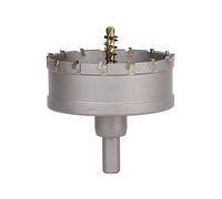 Vearter 85mm Coronas para Metal, Broca de Carburo Sierra Perforadora TCT Cortador para Metal Duro, Acero Inoxidable, Acero Dulce, Aleación de Aluminio, Cobre, Hierro, Plástico, Fibra de Vidrio