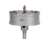 Vearter 88mm Coronas para Metal, Broca de Carburo Sierra Perforadora TCT Cortador para Metal Duro, Acero Inoxidable, Acero Dulce, Aleación de Aluminio, Cobre, Hierro, Plástico, Fibra de Vidrio