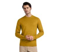 VEARZ Suéter unisex de punto trenzado para hombre, ligero, suave, clásico, suave, térmico, manga larga, suéter de invierno para hombre, Reino Unido, Mostaza, XXL