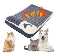 Veasbuu Almohadilla para jaula de perro, cama plana lavable con parte
