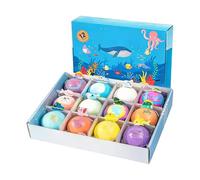 Veasbuu Baño de Burbujas para Niños,12 Unidades Limpiador Corporal Refrescante,Baño de Burbujas con para Niños | Para Hogar Bañera Viaje Hotel Spa Niñas