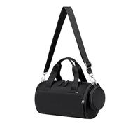 Veasbuu Bolsa de lona con correa ajustable para el hombro, bolsa deportiva de fin de semana, para botella de agua, ropa, artículos de aseo, viajes, camping, playa, hospital, para hombres