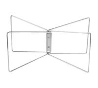 Veasbuu Camping Box Stand Holder, Stainless Steel Folding Rack, Portable Ice Box Stands, Foldable and Adjustable Design, Ideal for Hiking, BBQs, Cooking, and Outdoor Adventures