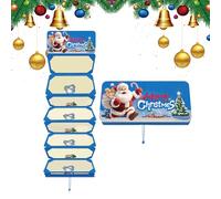 Veasbuu Christmas Money Holder - Santa Cash Organizer with 10 Slots, Holiday Party Supply Gift Envelope for Men, Women, Boys, Girls, Teens, Husband, Wife, Son, Daughter, Family, Friends