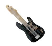 Veasbuu Clip de mandíbula para el cabello para mujeres, garra de pelo de cabello, Elegante clip de captura de cabello con diseño de de violín para niñas, Batina de soporte de cola sin deslizamiento,