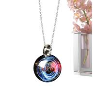 Veasbuu Collar espacial | Joyería de bola de de la tierra | Collar de bola de del universo astronómico | para amantes del espacio, mujeres, niñas, esposa, mamá, mejores amigas, parejas