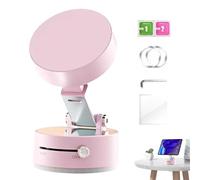 Veasbuu Copa de succión del Soporte de teléfono magnético, Soporte de teléfono de succión magnética de vacío | Soporte de de móvil Plegable,Montaje de Celular Giratorio de