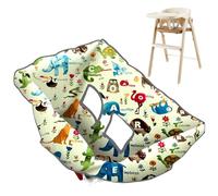 Veasbuu de asiento para silla alta, protector para cochecito de niños, para silla de carrito de compras, para sala de estar pública, dormitorio, restaurante, hogar, comedor