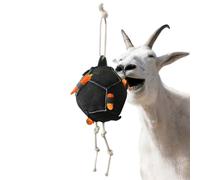Veasbuu de bola de alimentación para caballos, resistente al desgarro, suave, enriquecimiento de caballos, para cabras, ovejas, establos, vallas, interiores y exteriores