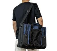 Veasbuu de bolos de una sola bola, de mano para 1, bolso multifuncional con cinturón ajustable, compartimento acolchado para zapatos para mujeres y hombres