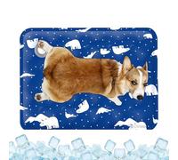 Veasbuu Dog Cooling Mat, Waterproof Cat Ice Pad, 19.69x23.62 Inches Comfortable Pet Resting Pads, Breathable Sleeping Mat for Car Seats, Kennels, Sofa, Outdoor, Home, Travel, Crate, Floor