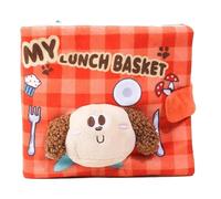 Veasbuu Dog Squeaky Toys, Puppy Puzzle Book, Interactive Squeaker Toy, Indestructible Pet Toys, diseño robusto 7.87x7.87x1.57 pulgadas para Amuse Oneself and Mental Estimulación