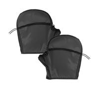 Veasbuu Fundas de agarre para motocicleta, manoplas antideslizantes, impermeables, Oxford, transpirables, con aislamiento térmico para ATV, viajes en bicicleta en climas cálidos, calidad de viaje al