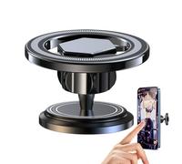 Veasbuu Gym Phone Holder - Magnetic Phone Holder for Gym Workout, 360 Degree Rotating Cradle, Smartphone Accessories for Kitchen, Counter Bedside Treadmill, Running Mount Magnetic Rotating