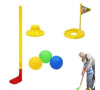Veasbuu Juguetes para niños pequeños al Aire Libre Golf | Kit de Juguetes de Golf para niños | Juego de Juguetes de interacción Entre Padres e Hijos para pequeños, para césped, jardín