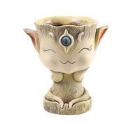Veasbuu Lindo Alien Flowerpot, Resin Alien Planter, Creative Head Planter, Fantasy Flower Pot, Planter Planter with Eyes, Big Eyes Planter, Resin Planter Pot, Alien Pot