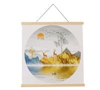 Veasbuu Marco magnético para colgar pósteres, marco magnético para colgar, marco de madera para pósteres, fotos, tarjetas, pergaminos, impresiones artísticas