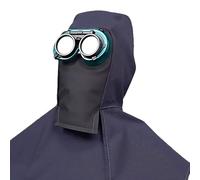 Veasbuu Máscara de soldadura, cubierta facial protectora con cuello y hombro, protector facial de soldadura, para talleres de reparación de fabricación de metal, automoción Mig Arc Tig