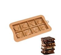 Veasbuu Moldes de chocolate - Molde de fácil liberación - Molde de mantequilla para pudín de tarta de queso - para el hogar, cocina, recuerdo de , actividades infantiles, manualidades