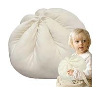 Veasbuu Plush Food, Stuffed Toy, 7.87x7.87x16.93in Skin-Friendly Comfortable Big Buns Design Pillows, Comfort Soft Toys, Cute Plush Bun Cushion for Boys, Girls, Kids and Teens