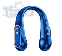 Veasbuu Premium 1200mAh Rechargeable Portable Neck Fan, Wearable Personal Body Device, Ergonomic Hands-Free Sports Fan, Summer Travel Companion For Outdoor Adventures Beach