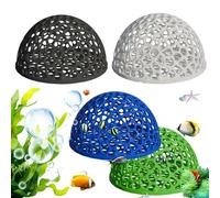 Veasbuu Refugios de de camarones, decoraciones interactivas de agujeros ocultos, de tanque de 4 x 2.1 x 2.1 pulgadas para descansar y alimentar, hogar acuático para peces de agua dulce