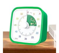 Veasbuu Temporizador Visual Cuenta atrás Infantil,Alarma de Cuenta Atrás de 60 min con Disco Arcoíris y Protectora | Temporizador Silencioso para Hogar | para Profesores Estudiantes Aula Escuela