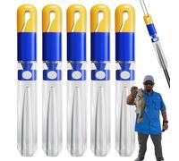 Veasbuu Topes de Goma para Bobber,Topes deslizantes para Bobber | 5X Flotantes Soporte Desmontable - Conector de Flotador de, Asiento Deslizante Reutilizable para derivas de, Accesorios