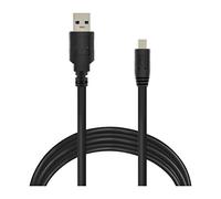 Vebner 20ft USB Type-A 2.0 to Micro-B Negro adaptador de cable