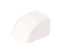 Vecamco clima plus - Tapa final curvada para canal 65x50 blanco