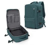 VECAVE Travel Backpack,Carry On Backpack for Women,Airline Flight Approved Waterproof 14 Inch Laptop Backpack with Shoe Compartment Casual Daypack Backpacks PeacockBlue