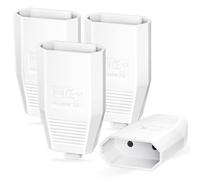 Vecbmn Enchufe Hembra 4 Piezas, Clavija Enchufe Hembra, Schuko Hembra, Base para Enchufe Hembra, Clavijas 250 V/16 A, Hembra de Enchufe, Enchufe Hembra para Cable