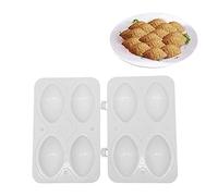 Vecksoy 4 Grid Molde de albóndigas, singular y duradero, para hacer ensaladas blancas, molde de albóndigas, herramienta de prensado para la fabricación de Kibbeh