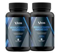 Vecos 400 Cápsulas Bisglicinato de Magnesio | 360 mg de Magnesio Elemental | Alta Absorción que Favorece la función muscular, ayuda a reducir el cansancio y contribuye al sistema nervioso y descanso.