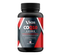 Vecos Coenzima Q10 200mg | 120 Cápsulas Ubiquinona Fermentada Natural | Alta Absorción que favorece la energía celular, aporta acción antioxidante y contribuye al bienestar y vitalidad diaria.