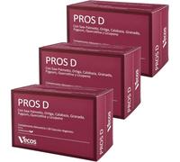 Vecos Pros D Próstata, Saw Palmetto, Pygeum y Licopeno, 180 Cápsulas | Con Quercetina, Ortiga, Zinc, Semilla de Calabaza y Granada, Serenoa Repens, Salud Protática, Salud masculina, Vegano