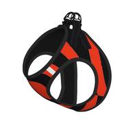 Vector Design Target Print - Juego de arnés para gatos y perros, reflectante, ajustable, chaleco de malla suave transpirable con correa a prueba de escapes, para mascotas pequeñas y cachorros gatitos