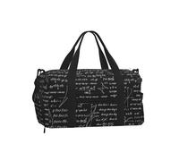 Vector matemático sin Fisuras,Bolso Deportivo Bandolera de Mano, Bolsa de Deporte, Bolsa de Viaje de Gran Capacidad para Mujeres y Hombres.