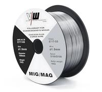 VECTOR WELDING Alambre de Soldadura D100/S100 MIG MAG de 1 kg, E71T-GS Hilo de Soldar sin Gas, 1,0 mm, 1 Unidad, Uso universal