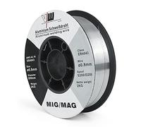 VECTOR WELDING Hilo de Soldadura MIG MAG de Aluminio ER4043 0,8 mm 2 kg | Alambre para soldadora D200 / S200 Bobina MIG MAG para Soldadora